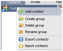 MyChat add contact