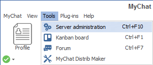 How to open MyChat Admin Panel