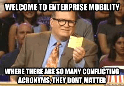 Funny picture about enterprise environment