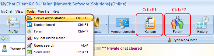 Quick login into the MyChat Services without authorization