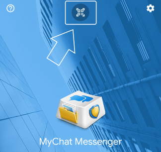 QR code scanner in MyChat for Android