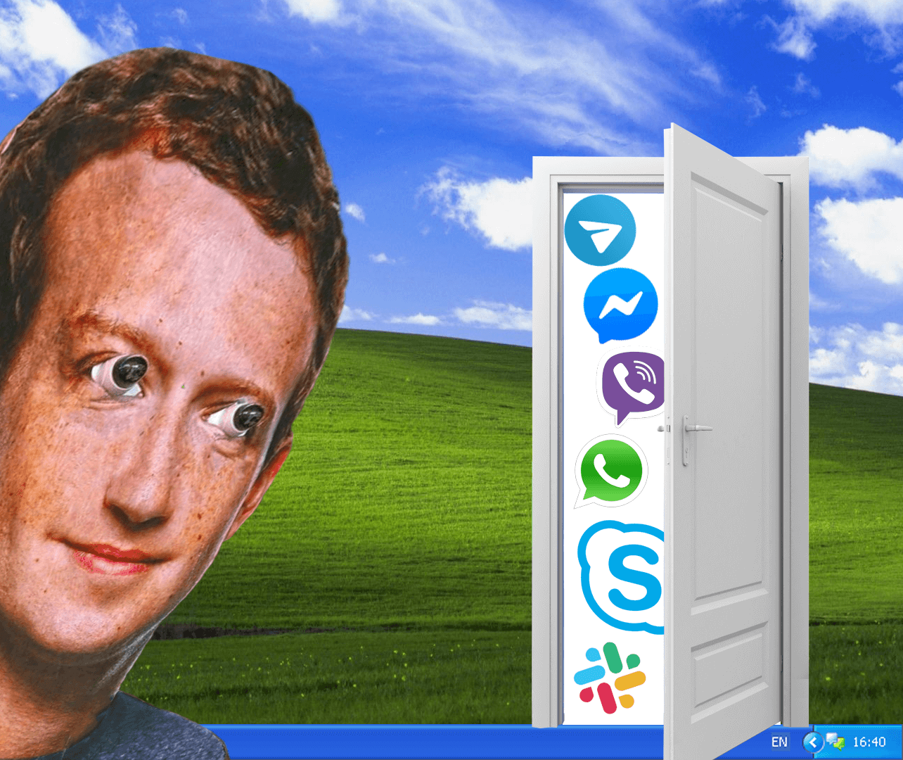 Zuckerberg and messengers