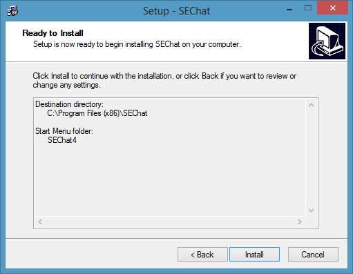 Installing SEChat